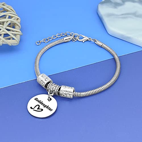 Image of DlaeKua Christian Bracelet - Goddaughter Gift for First Communion, Birthday, Christmas