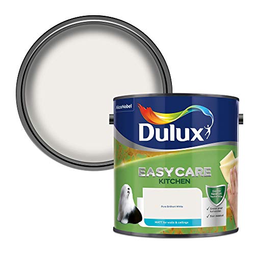 Dulux Easycare Kitchen Matt Paint - Pure Brilliant White 2.5L