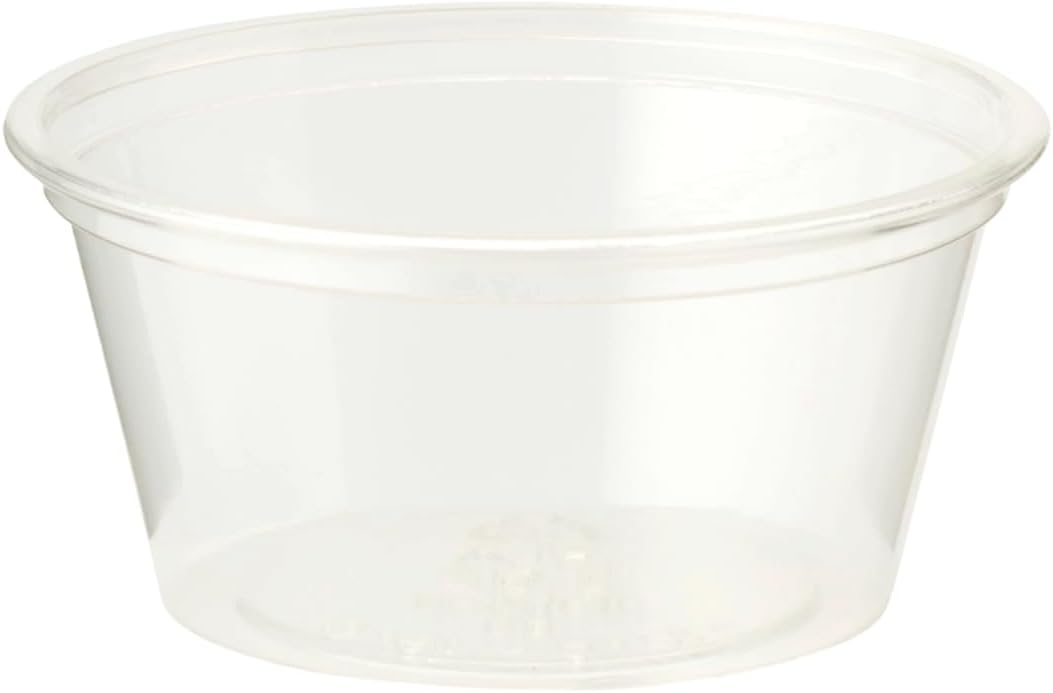 World Centric CP-CS-4S 100% Compostable Ingeo Souffle Cups, 4 oz., Clear (Pack of 1000)