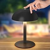 🔋【Hohe Ausdauer】: Led tischlampe akku, Der Akku mit großer Kapazität von 4000 mAh kann über das mitgelieferte USB-Kabel sicher und bequem aufgeladen werden und hält nach dem vollständigen Laden 8-40 Stunden. (Abhängig von der Helligkeit der Nutzung)