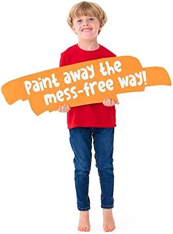 Paint Pop Paint Sticks For Kids - 20 Pack Assorted Colours & Fun Storage Tub - Twist & Paint, Mess-Free, Fast Drying Action, Easy Clean Up, Vibrant Colours, Multi-Surface