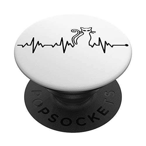 Regalo de gato loco para mujer, regalo para mamá PopSockets PopGrip Intercambiable
