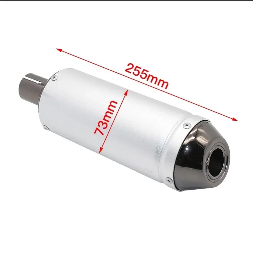 Terminali Scarico Moto Per Sistemi Di Marmitta Silenziatore Universale Dirt Pit Bike 125cc 150cc 28mm Per ATV Scooter Motocross