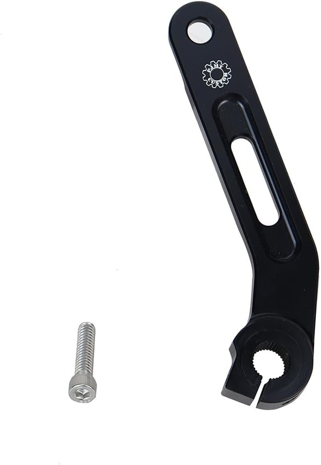 Black CNC-Cut Foot Controls, Clutch Lever and Gear Shifter, Compatible with 2017-25 Touring FLHR FLHX FLTR