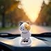 Solar Wobble Figures, Solar Dancing Cat, Bobble Head Cat Ornaments, Innovative Cat Solar Figure Statue Car Dashboard Decorations Ornaments Solar Bobble Head Figures, Solar Power Kits