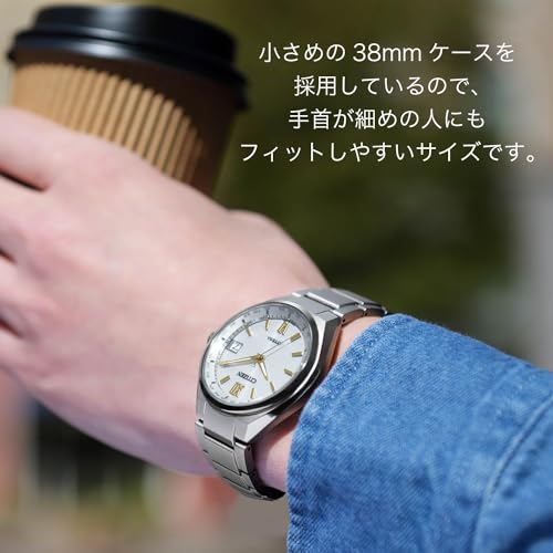 [Citizen] 腕時計 アテッサ 電波ソーラー 防水 ビジネス ホワイト CB1120-50C メンズ シルバー 商品画像7