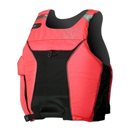 NP Surf High Hook Flotation Vest, Red/Black, Medium/Large