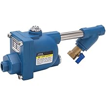 Diydeg Air Compressed Drain Valve, 2.5Mpa Automatic Drain for Air Compressor, No Electricity No Noise Aluminum Alloy Pneumatic Automatic Drain for Gas, DN15 Inlet Hole, DN10