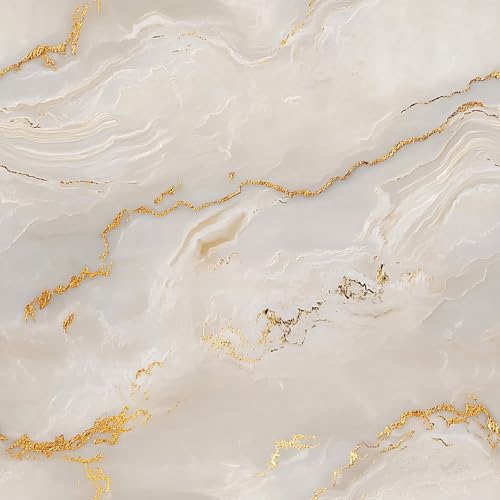 LaiTique Gold Marble Wallpaper – Luxury Peel and Stick Faux