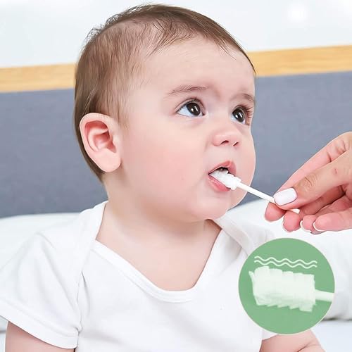 Baby Tongue Cleaner, Hygienic Toddler Toothbrush, Individual Packaging Mouth Cleaner, Gauze Toothbrush for Babies, Baby Toothbrush for Boys, Toddler Mouth Cleaner, Baby Oral Care, Christmas Baby Tooth – Image 4