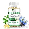 Oil of Oregano with Black Seed Oil, 6000mg Oregano Oil Capsules Organic Natural Carvacrol & Thymoquinone, Immune Digestive Support, Non-GMO, Gluten Free, 120 Count