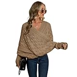 Winter Warm Knitted Wrap Scarf Shawl Cape With Sleeve for Women Autumn Winter Fashion Sweater Shawl Wraps Cape