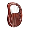perfeciti Lyre Harfe Mahonie 16 metalen string bone zadel antiek Griekenland stijl met stemsleutel en draagtas, cadeau…