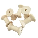 Materiale resistente: realizzato in legno, garantisce durata e resistenza all'usura durante le attività di creazione e organizzazione, avvolgitore per rocchetti, rocchetto di filo vuoto