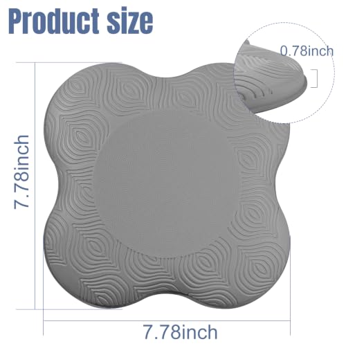 Image of Yoga Knee Pads 2 Pack, Foam Kneeling Cushions - Non-Slip Pilates Knee Pad Cushion & Wrist Support - Portable Workout Knee Pads for Meditation, Kneeling, Balance, Floor, Pilates,Yoga