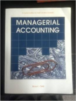 Managerial Accounting