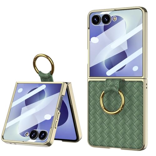 Galaxy Z Flip8�Ή��p�P�[�X (�ΐF)