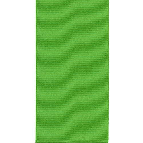 Berwick Zipperstop Offray Grosgrain Craft Ribbon, 3-Inch Wide by 50-Yard Spool, Apple Green, 3"ch x 50 Yard - Image 3