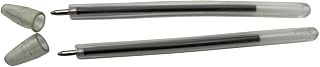 Comfort Axis 10 Pack Bendable Safety Pens, Non-Lethal Ball Point Pen, Flexible Hospital and Prison Pens (Blue)