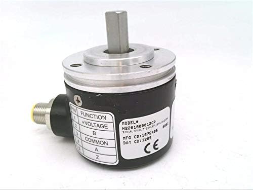 DYNAPARH2201800012CP DYNAPAR H2201800012CP NEMA 4;IP66, INCREMENTAL, 5~26 VDC, Series H20, ENCODERS, 18 PPR, 5 PIN M12 Connector; Side EXIT, Shaft/BORE Size: 3/8IN, Shafted