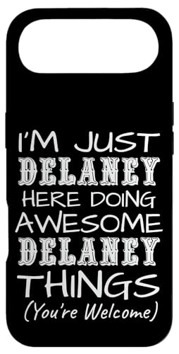 Just Delaney Here Doing Delaney Things ���O �X�}�z�P�[�X iPhone Air �p