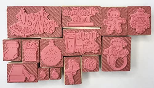 Christmas Theme Rubber Stamps, Christmas Rubber Stamps