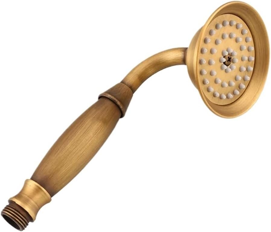 Black Plated Hand Holder Shower Brass Bath Shower Hand Replace Bathroom Copper Shower Accessories(Gold)