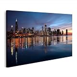 islandburner Bild auf Leinwand Faszinierende Chicago 