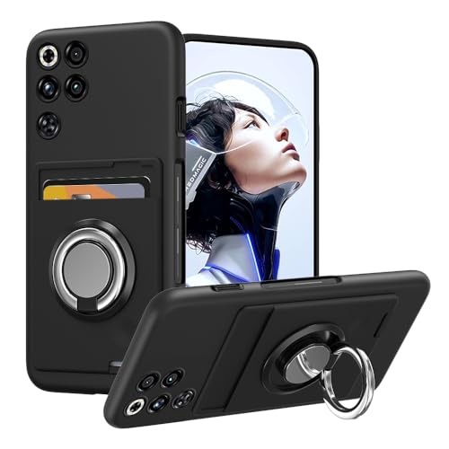 �Ή� RedMagic 11 Pro+ / Plus �P�[�X �J�[�h���[ �����O�t�� �V���R�� RedMagic 11 Pro �X�}�z�P�[�X �X�^���h�@�\ 360°��]�����O �ϋv ����~�� �K