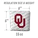 YouTheFan Officially-Licensed NCAA Oklahoma Sooners Set of 4 Cornhole Bags - All Weather Regulation 6” x 6” Size - 16oz Weight - Designed in USA