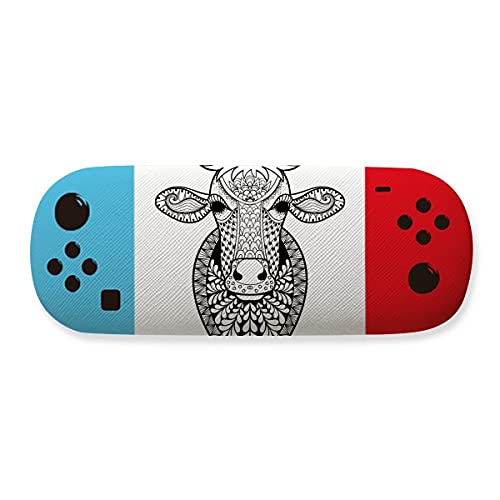 Étui à lunettes vache rigide boîte de rangement pour lunettes de soleil homme femme