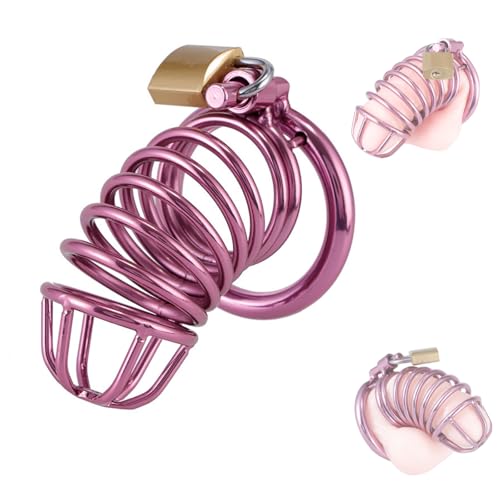 Genérico Jaula Protectora Transpirable de Acero Inoxidable para Hombre, 3 tamaños - A397ES (45mm)