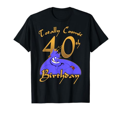Image of Disney Aladdin Genie Cosmic 40th Birthday T-Shirt