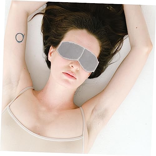 Housoutil 5 Peças Olhos Vendados Colam Tecido Não Tecido Trabalho Branco