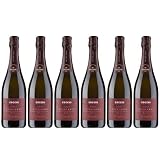 COCCHI RÖSA Alta Langa DOCG Brut Millésimé - Metodo Classico Rosato - 13% in Vol. - 6 Bottiglie da 0.75 Lt - Grandi Vini dell'Alta Langa -