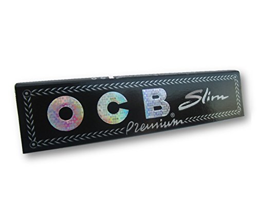 10 Booklets Rolling Paper Ocb Premium Slim King Size - 320 Papers #TOP1