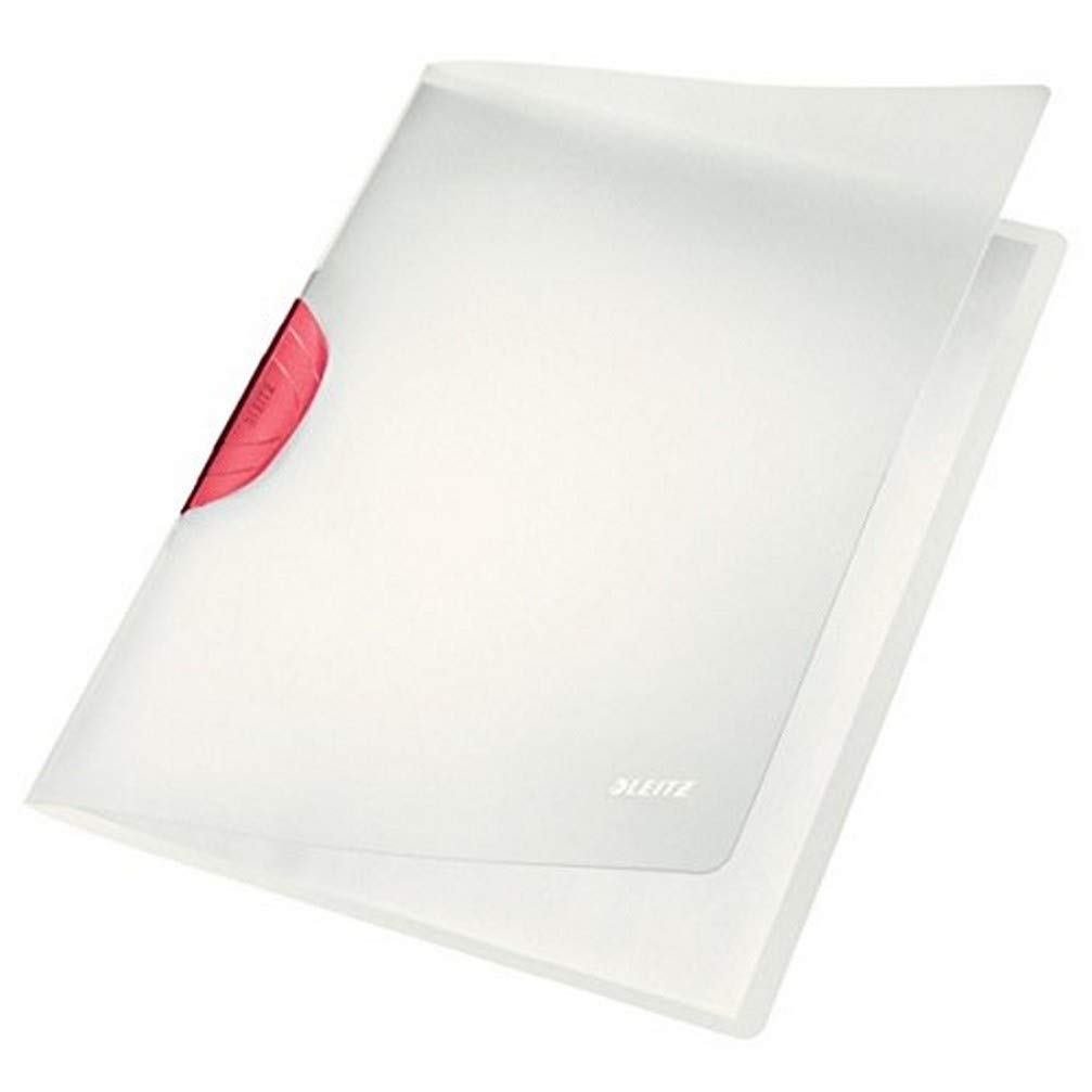 Esselte Leitz colourClip Magic, Desk Folder, A4, PP red