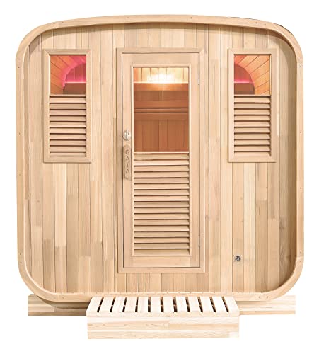 Holl’s Sauna Gaïa Nova Nova- Fichte, DIY, Küchen und Badezimmer, Saunen, HL- B200E