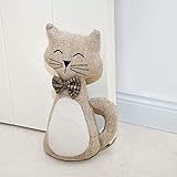Forecronic Niedliche Türstopper Dekorative für Haus und Büro, Katze beschwert Innenraum Stoff gefüllte Tier Türstopper Boden dekorativ