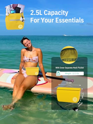 Image of niphean IPX7 Waterproof Fanny Pack, Magnetic One-Hand Closure Dry Bag