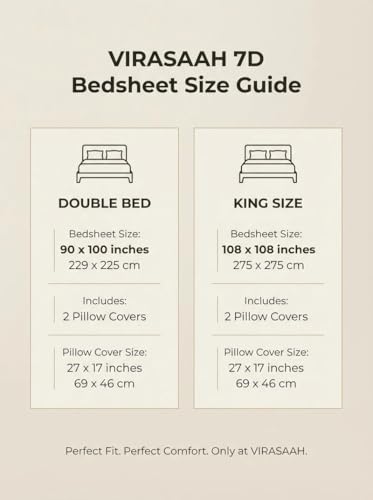 Image of 7D Fairy Tale White Rabbit Collection Double Bedsheet 90x100 inch with 2 Pillow Covers | Good Stitching, Soft Fabric & Vibrant 7D Digital Print for Kids & Couples (White)