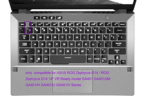 Protector de Teclado de Silicona para ASUS ROG Zephyrus G14 14" miniatura 2