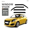 Car Wind Deflectors for Suzuki Swift MK2-MSF 2010-2014 2015 2016, Sun Visors Windproof Rain Car Wind Deflectors Auto Accessories