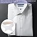 Didiseaon 100pcs Shirt Collar Support Paper Collar Stays for Men Dress Shirts Adjustable Flexible Inserts for Shape Maintenance and Transport Protection White