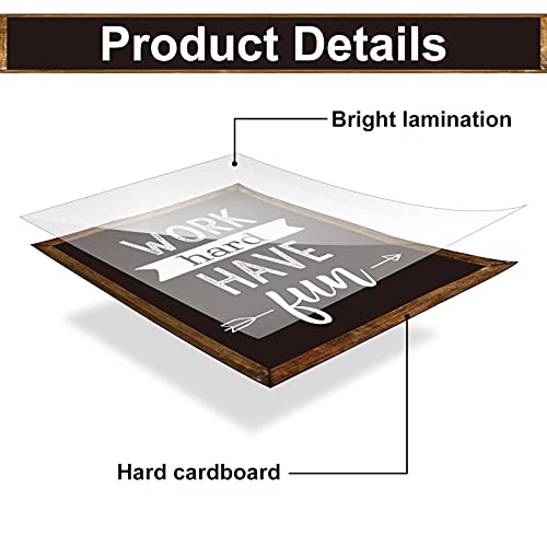 20 Pieces Classroom Bulletin Board Posters Class Rules Letter Motivational Quote Wall Poster Set Class Inspirational Decors Rustic Poster Decoration(Simple Style, 7.1 X 8.7 Inch, 5.1 X 7.1 Inch) #TOP2