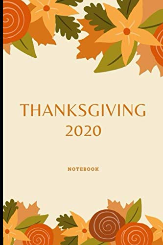 NOTEBOOK MINI: Thanksgiving Journal | Large 6" x 9" | Lined College Ruled