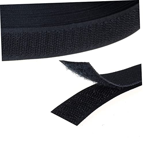 Beatifufu 25m Self Adhesive Loop Side Only Hook Tape Loop Fastener Lightweight for Portable Carry