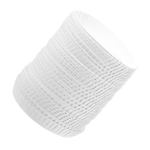 Unomor 100pcs Paper Cup Lids for Hotel Drink Cover Hot Cup Lids Paper Mug Covers Disposable