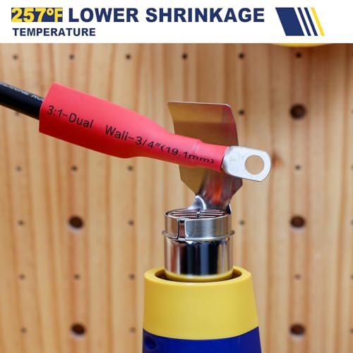 image for haisstronica 3:1 Heat Shrink Tubing, Shrink Ratio Adhesive Lined Marin