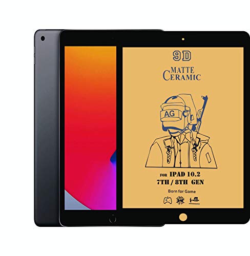 Prime Retail Edge-to-Edge Matte Finish Screen Protector for iPad 8 8th Gen 10.2 inch Full - Matte Black (B08T66PYB1) Amazon Price History, Amazon Price Tracker